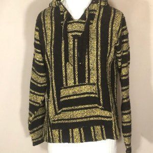Baha Hoodie poncho, Drug Rug, Sz S